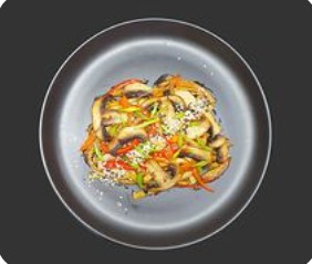 Удон с овощами