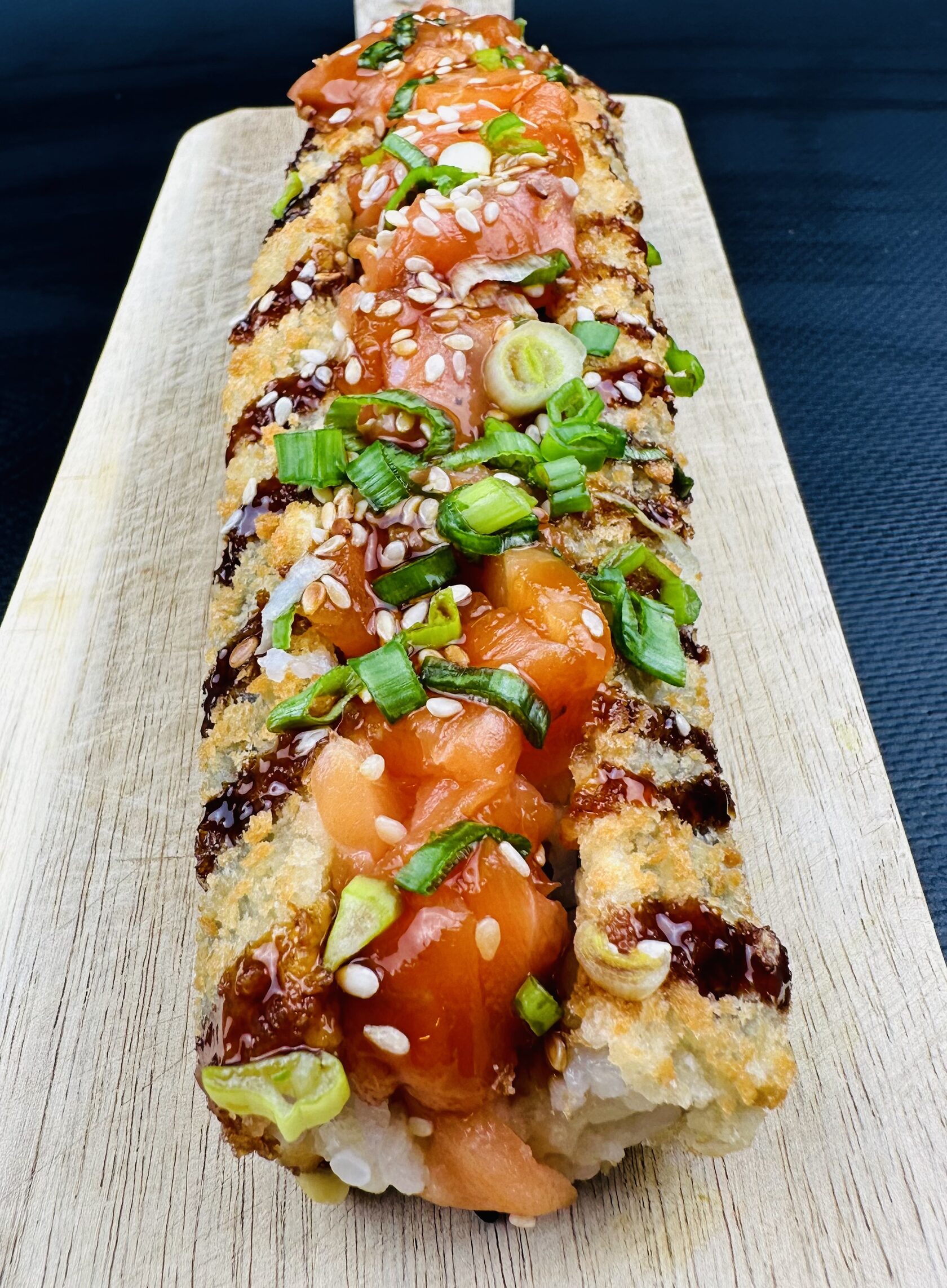 Брускетта с лососем шеф-посола