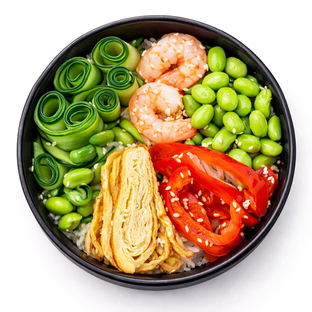 Поке с креветками