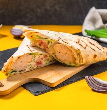 Шаурма с люля-кебабом из курицы