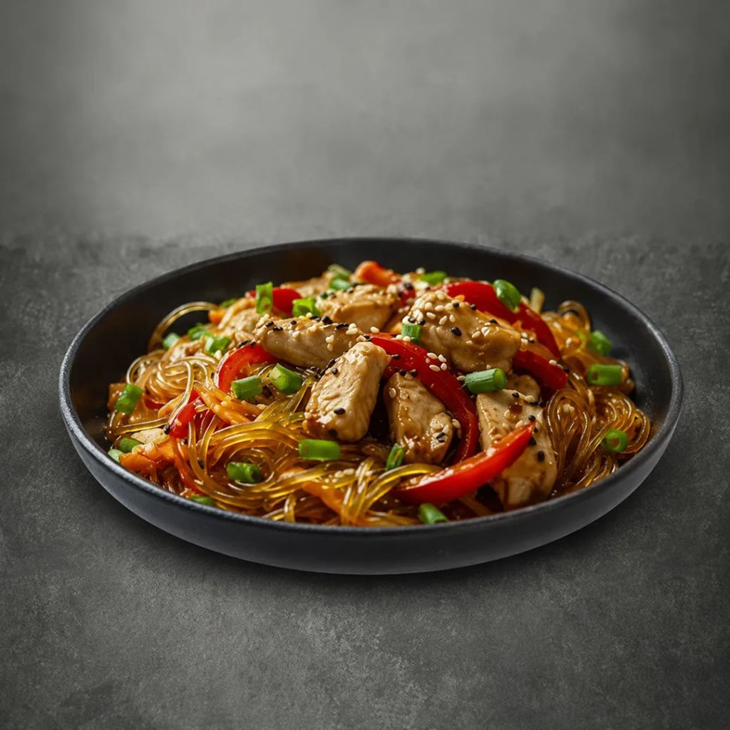 Фунчоза с курицей