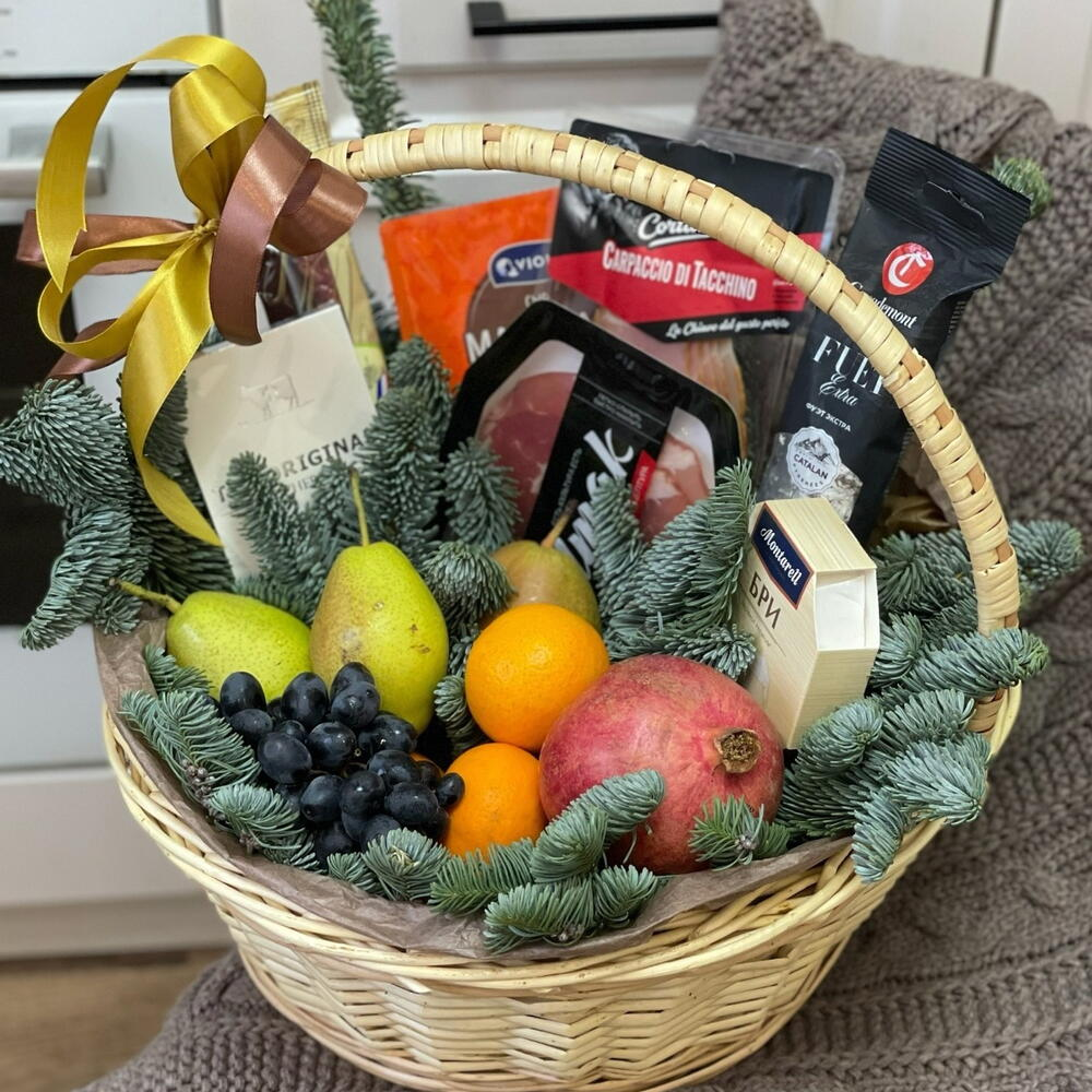 Корзина подарочная съедобная