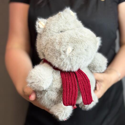 Мягкая игрушка бегемотик