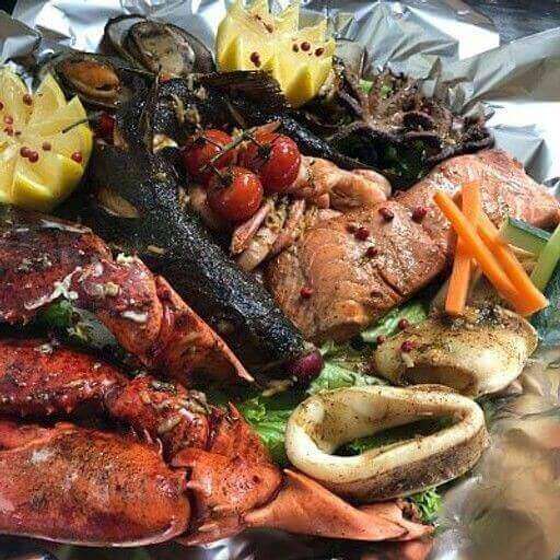 Среднее Плато из Морепродуктов