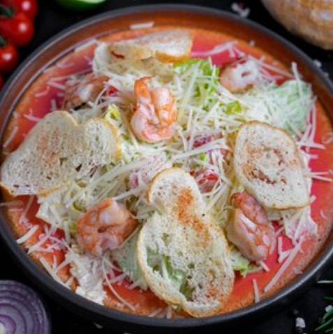 Цезарь с морепродуктами