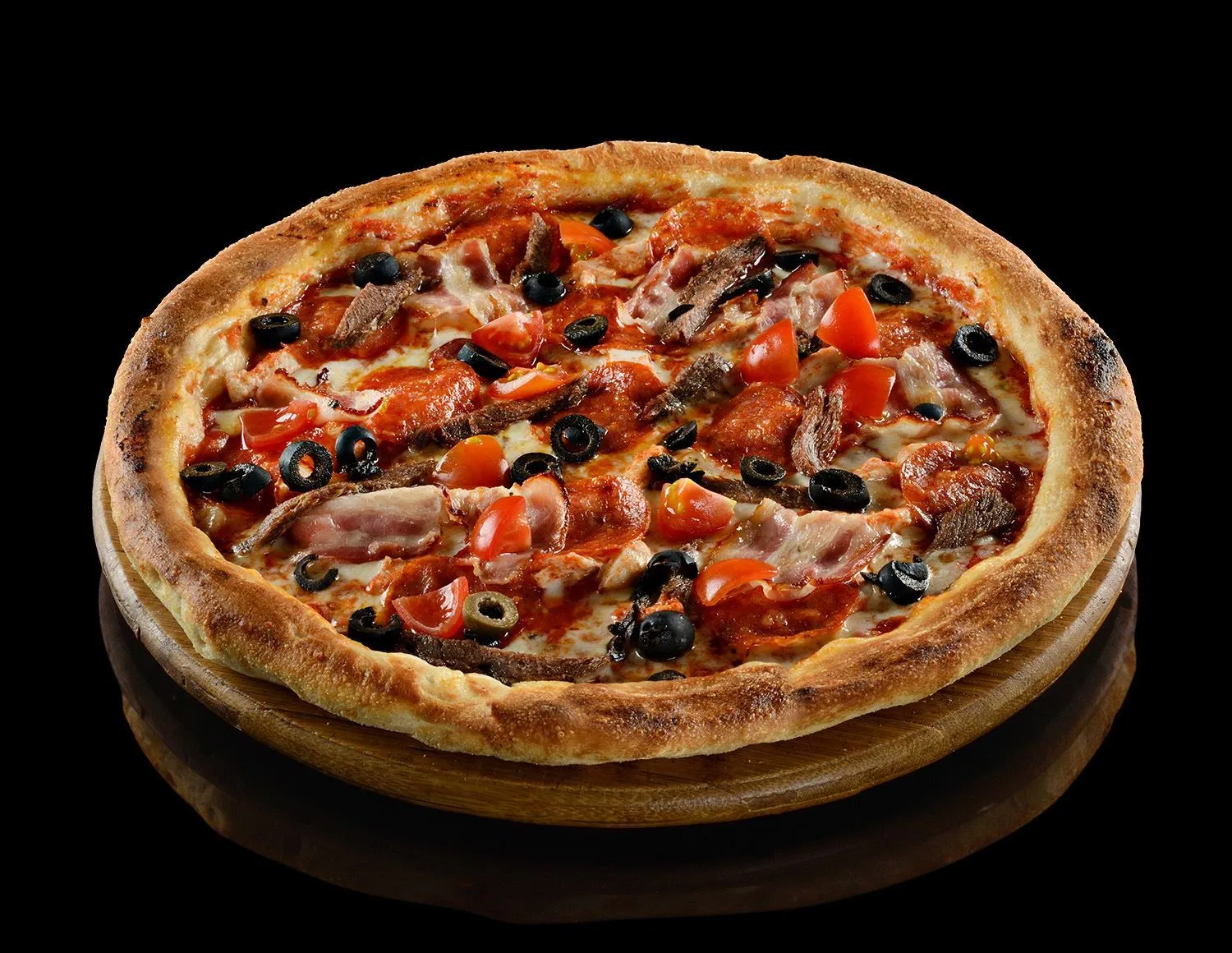 Мясная пицца 23 см