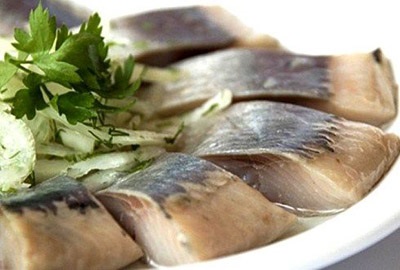 Селёдка с лучком