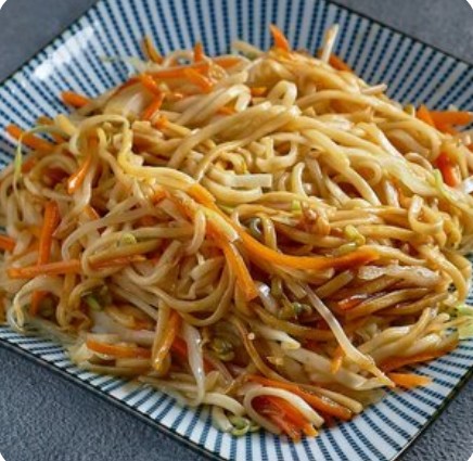 Лапша с овощами