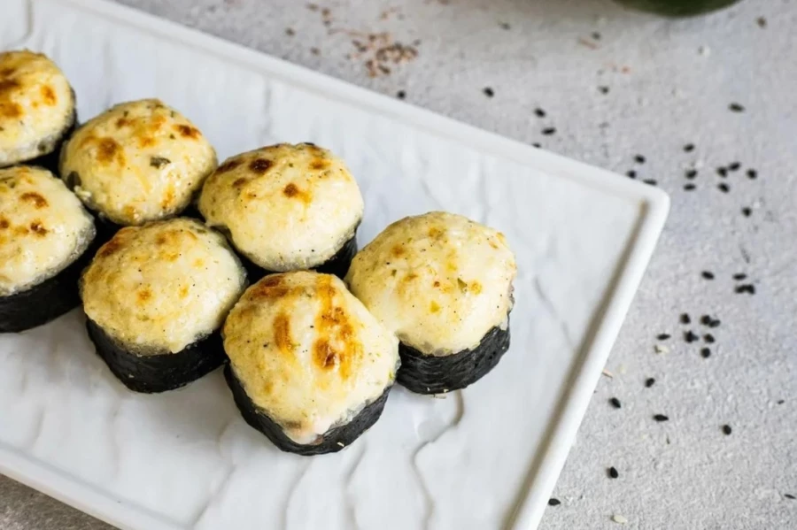 Запеченный Цезарь с курицей