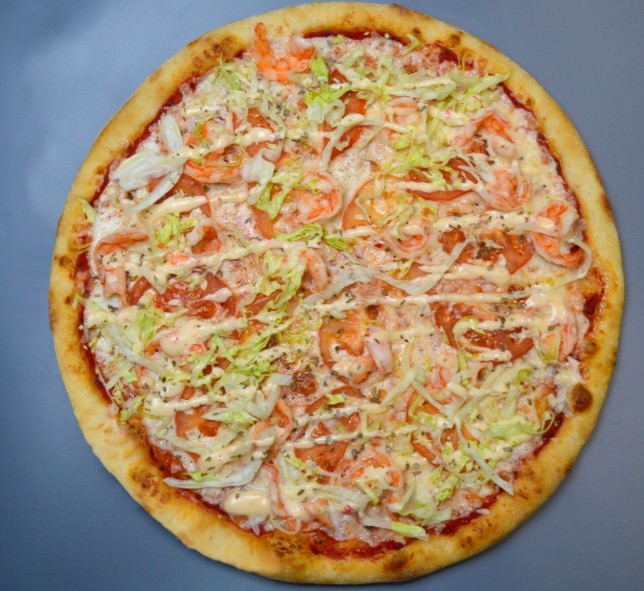 Пицца с Креветками