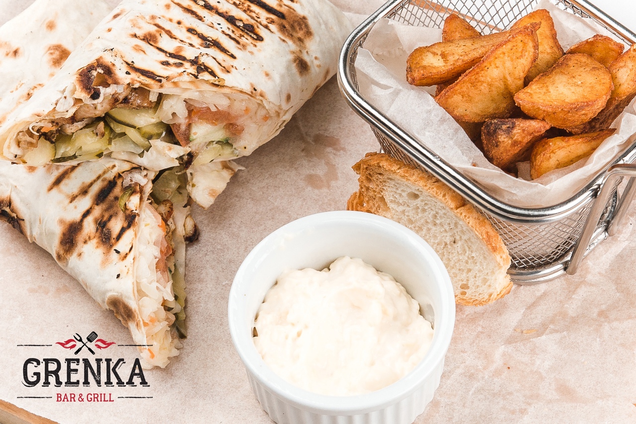 Шаурма кебаб с курицей