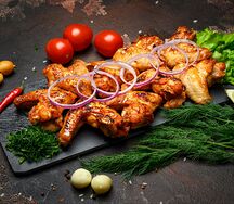 Шашлык из куриных крылышек