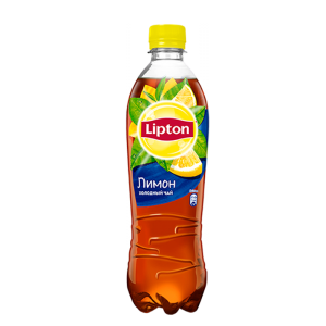 Липтон Черный с лимоном 0.5л