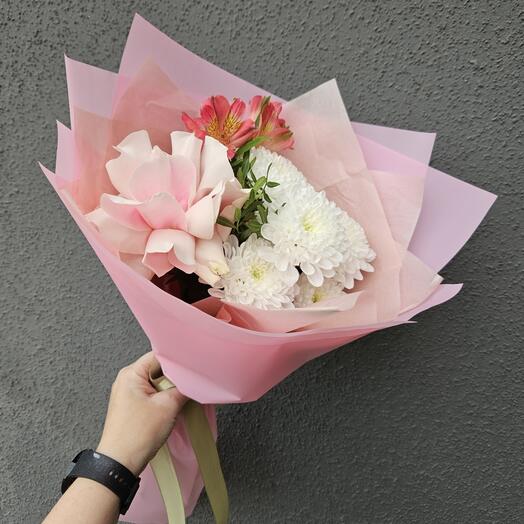 Букет с французской розой