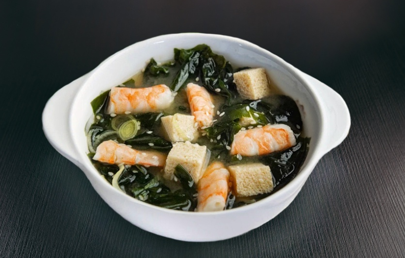 Мисо суп с креветкой