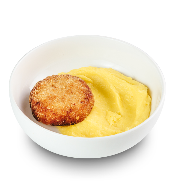 Котлетка из курочки с пюре
