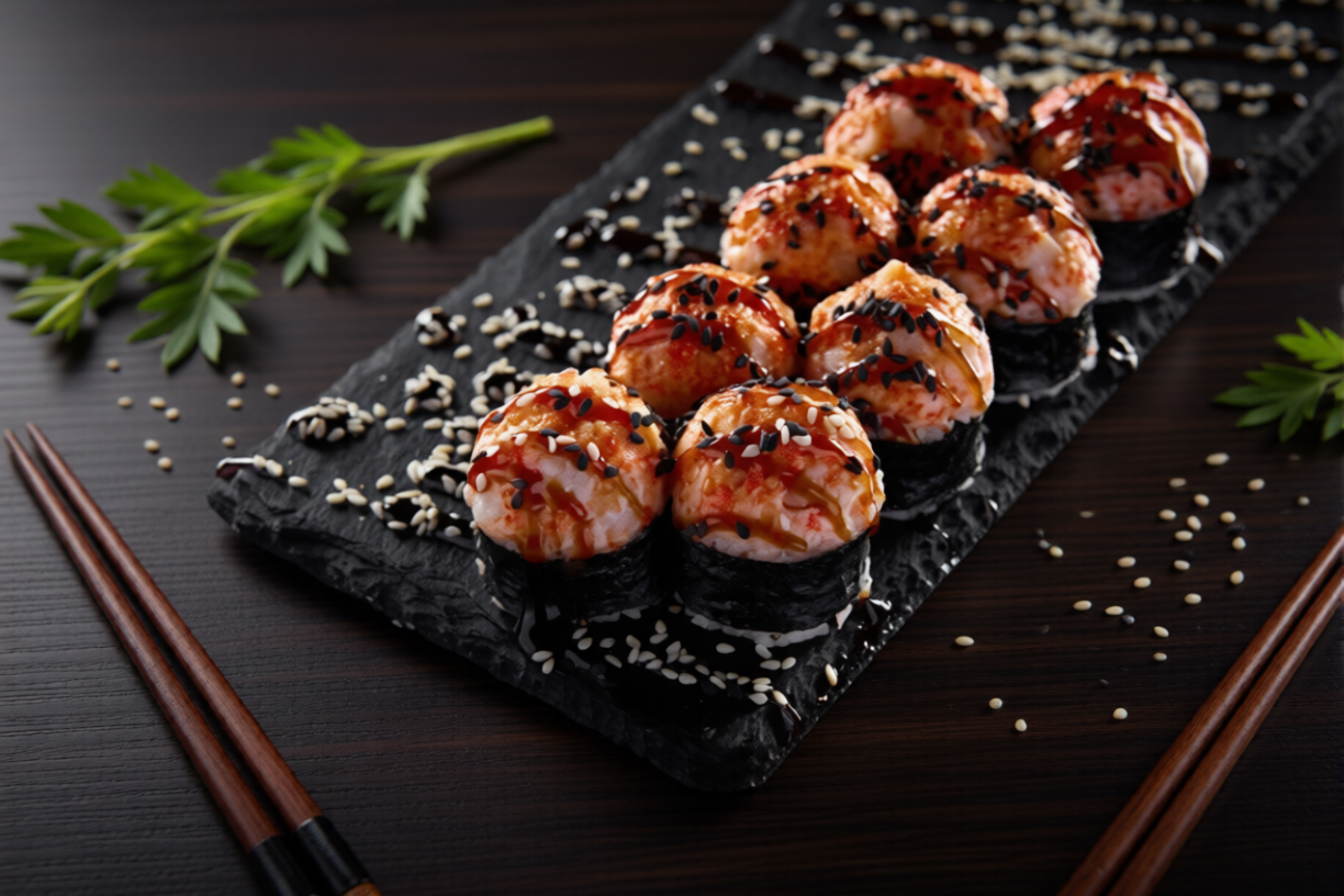 Запечённый с крабом