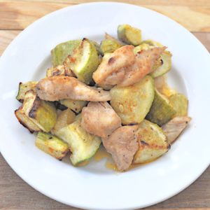 Филе куриное с кабачками