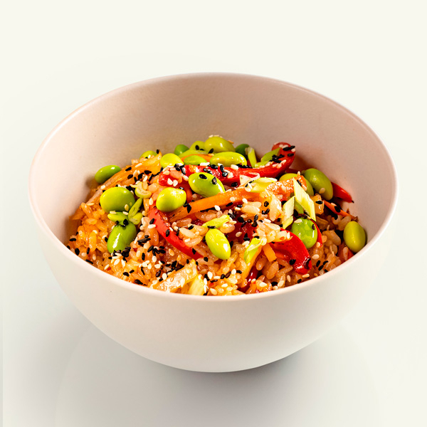 Рис-вок с Овощами и соусом Пад-тай