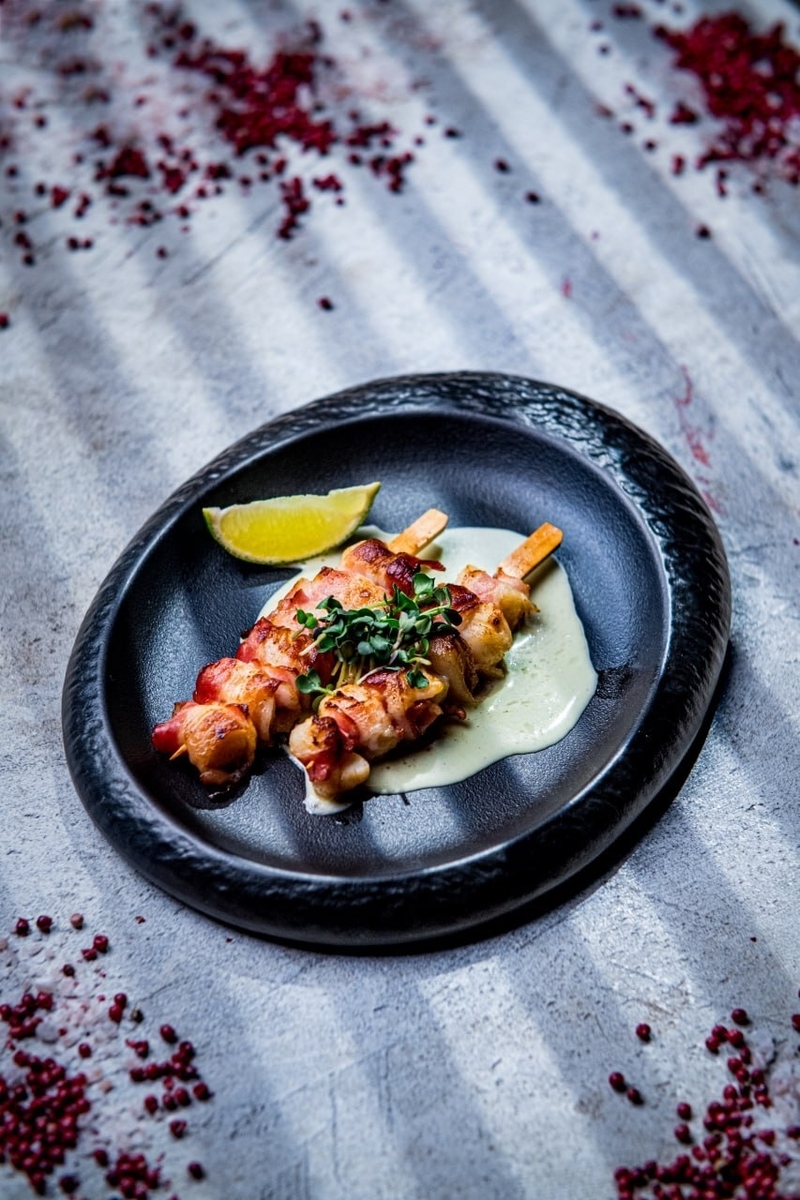 *Гребешки в беконе