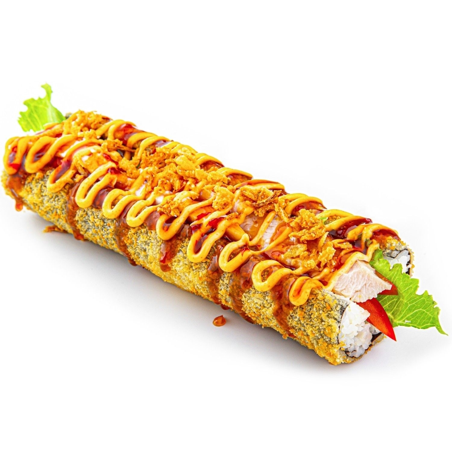 Роллдог с курицей