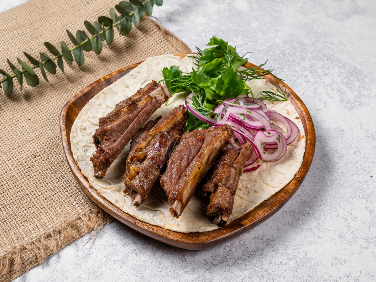 Шашлык из бараньих рёбрышек