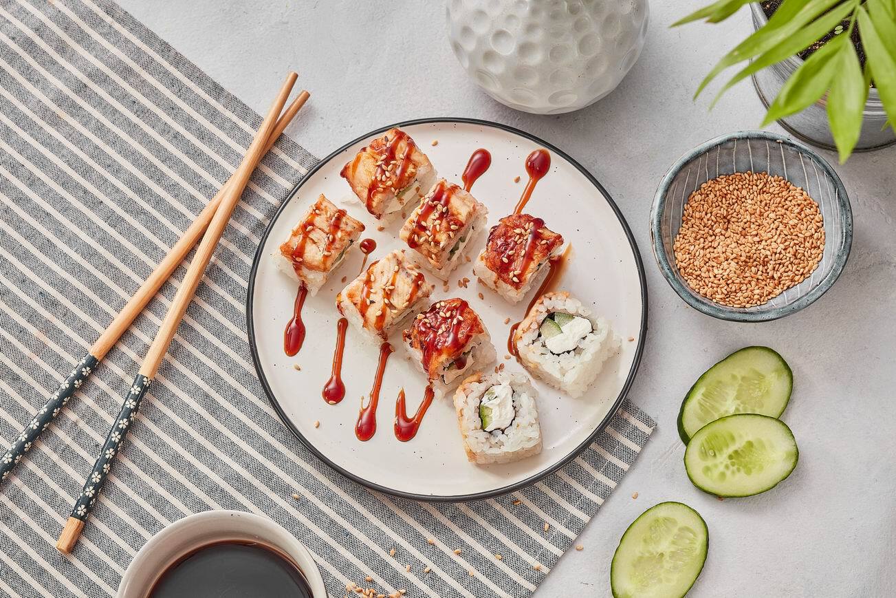 Унаги с угрем