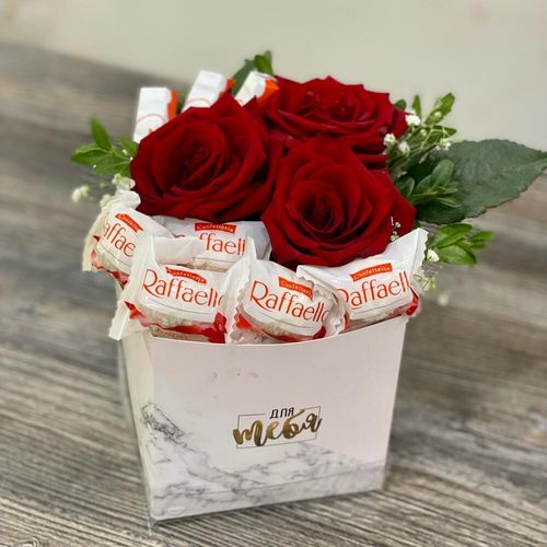 Цветы с конфетами (к1872)