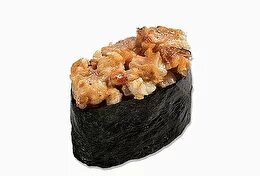 Суши с мидиями и сырным кремом
