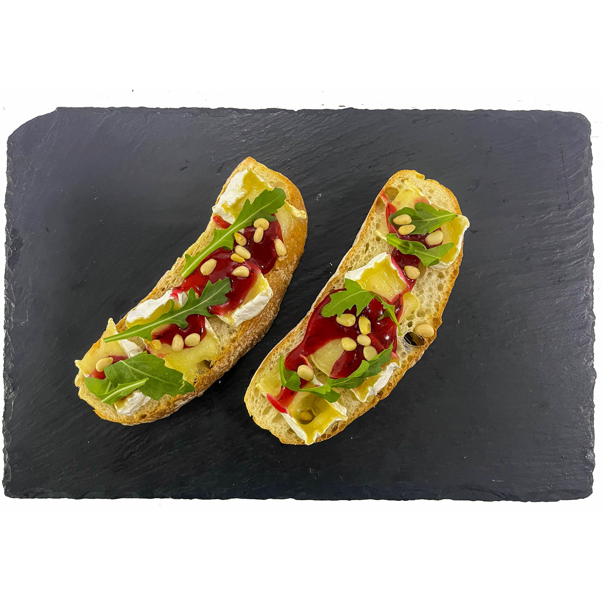 Брускетты с камамбером