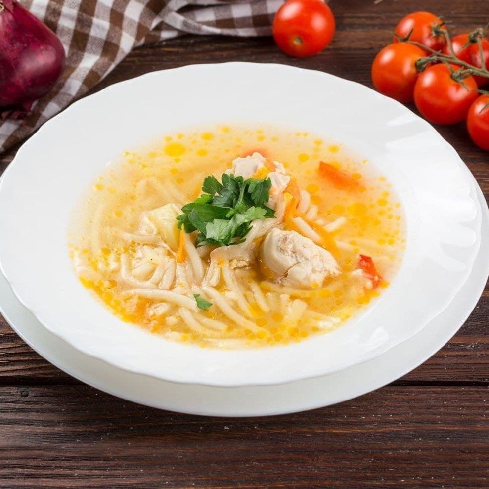 СУП КУРИНЫЙ С МАКАРОШКАМИ