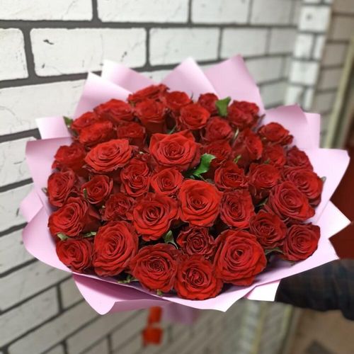 Букет из 41 красной розы