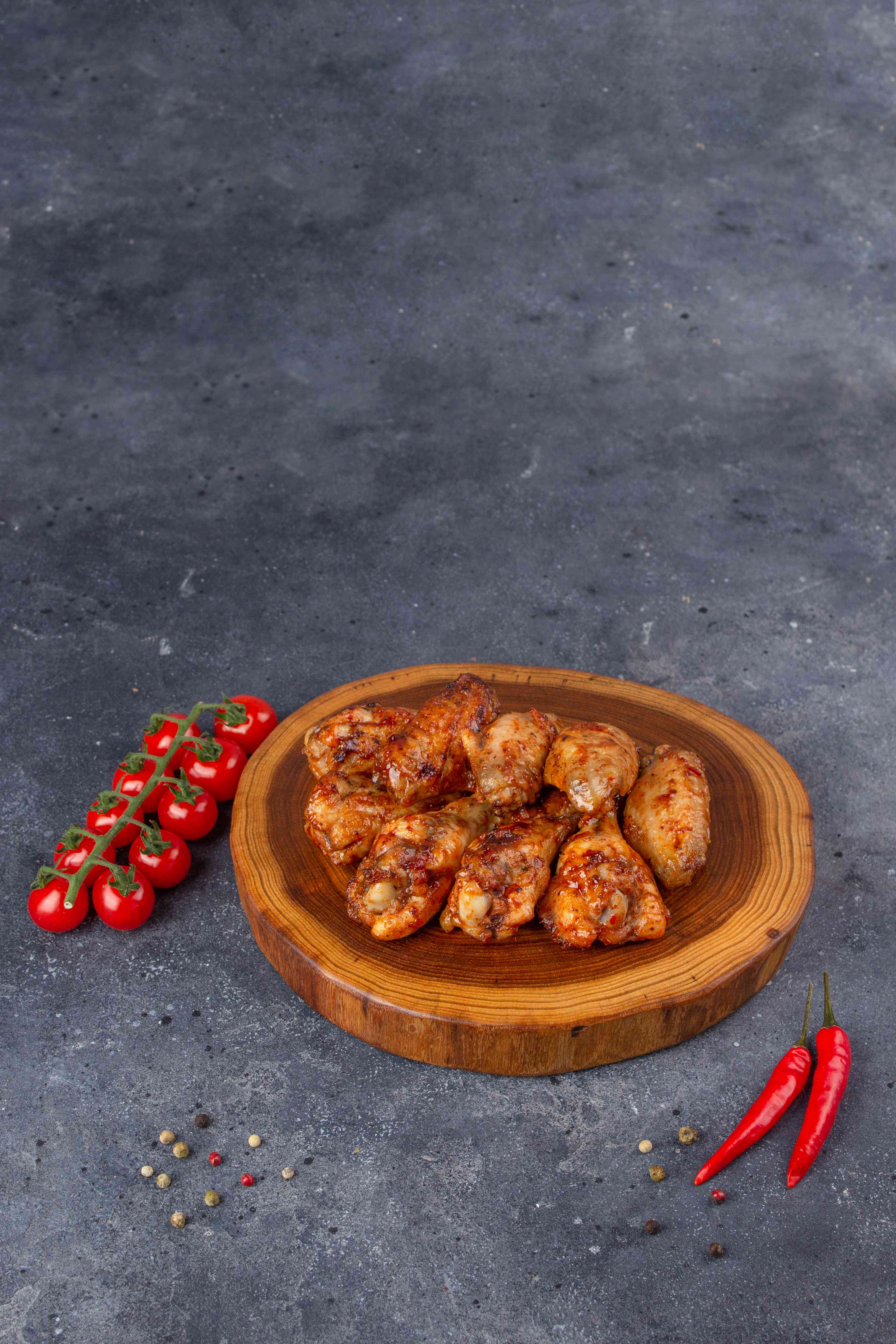 Крылья BBQ на мангале