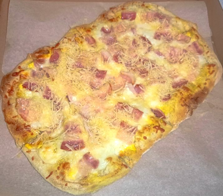 Римская пицца «Дабл бекон чиз»