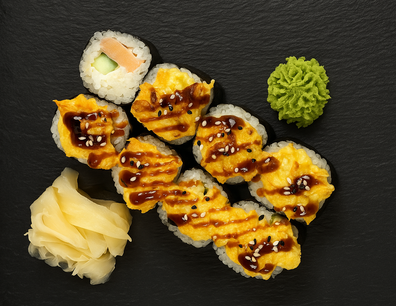 Запечённый с лососем