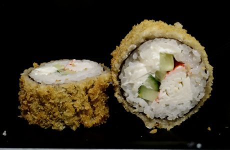 Жареный с крабом