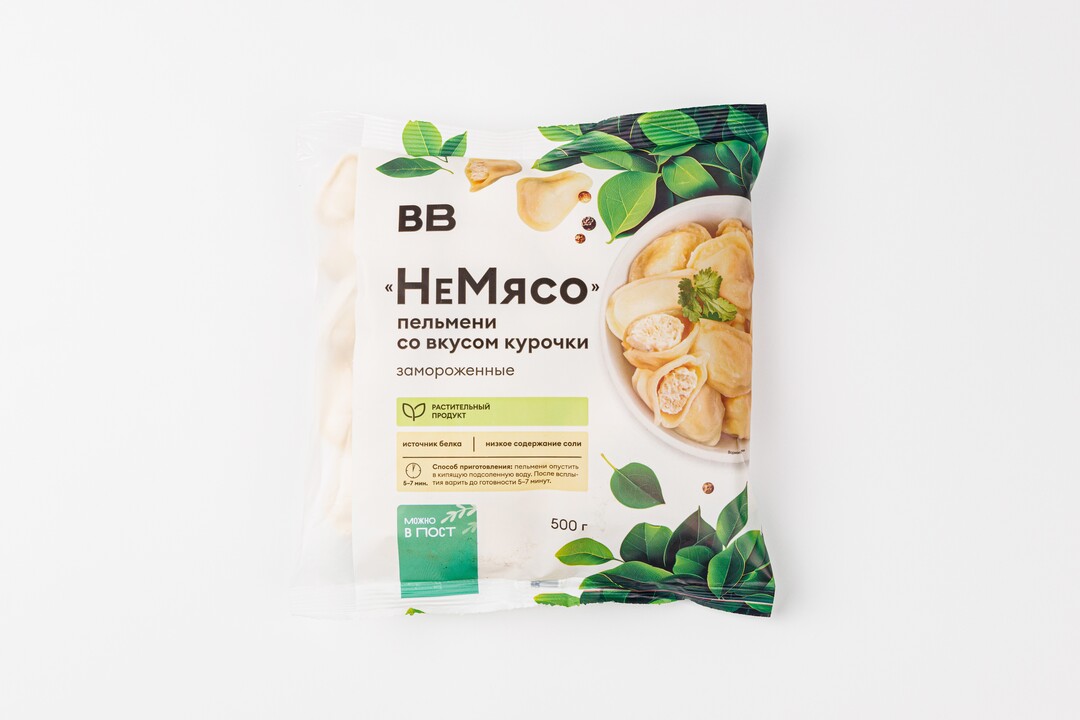 Пельмени "неМясо" со вкусом курочки(Продукт замороженный)