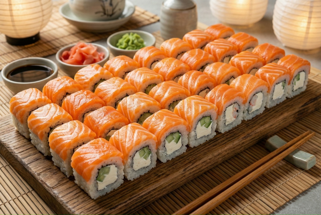 Сет Все с лососем