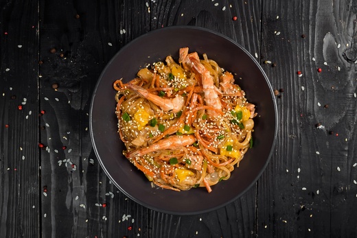Стеклянная лапша с морепродуктами