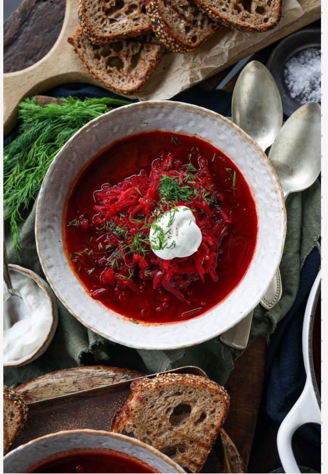 Борщ с телятиной