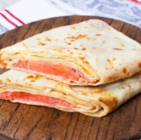 Блинок с лососем