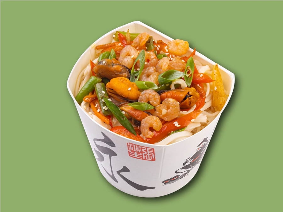 Удон WOK с морепродуктами