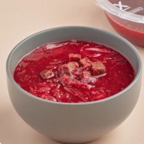 Борщ с курицей