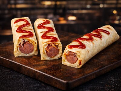 Сосиска в лаваше