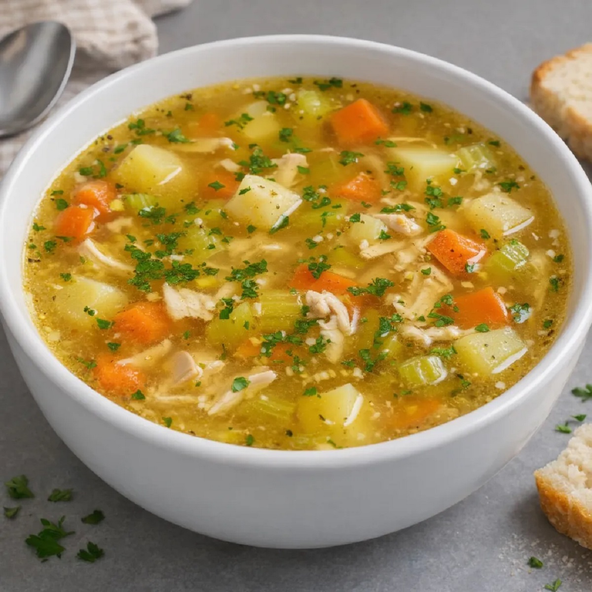 Суп куриный