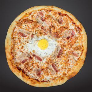 Пицца с беконом и яйцом 30 см