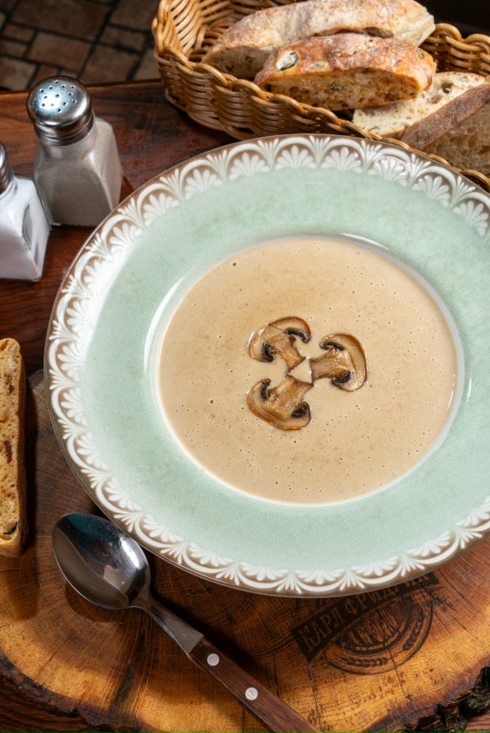 Крем-суп из белых грибов