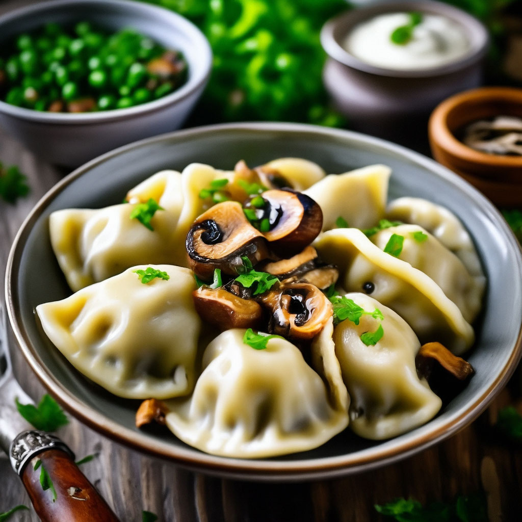 Вареники Картофель Грибы