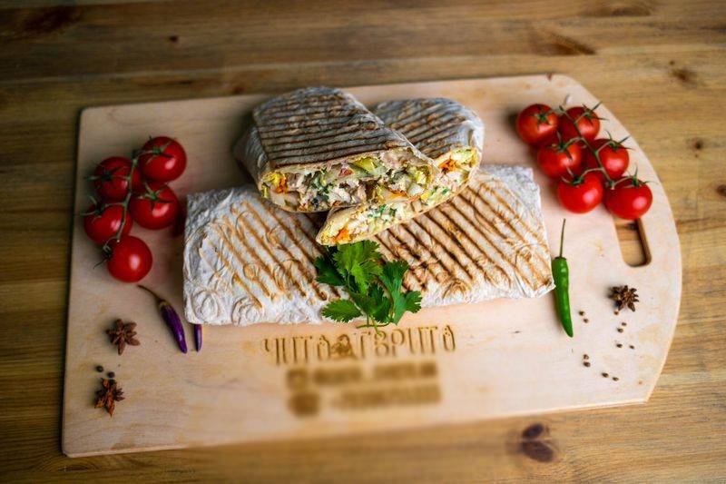 Шаурма мини со свининой