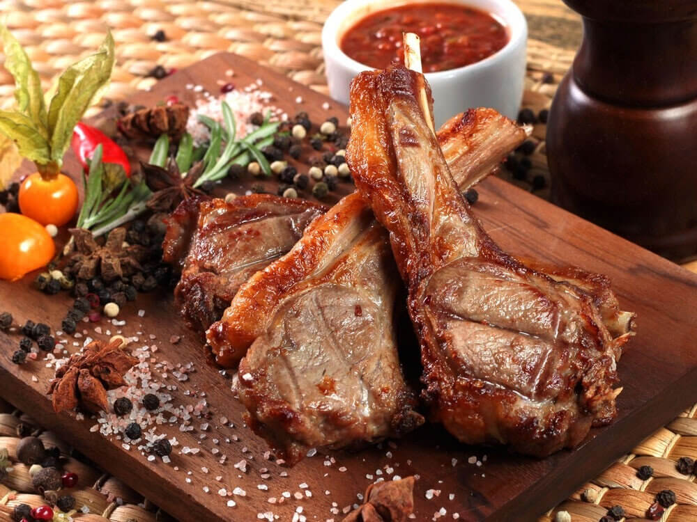 Шашлык из корейки баранины